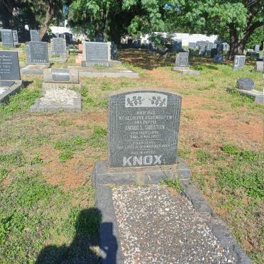 KNOX Andries Christian 1890-1953