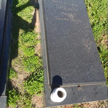 TERBLANCHE Hendrik Lukas 1934-1976