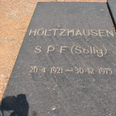 HOLTZHAUSEN S.P.F. 1921-1975 &amp; H.J. 1925-1994 _1
