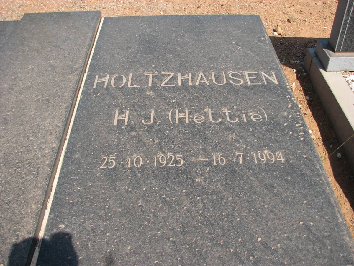 HOLTZHAUSEN H.J. 1925-1994