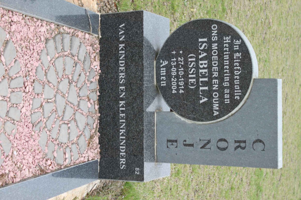 CRONJE Isabella 1914-2004