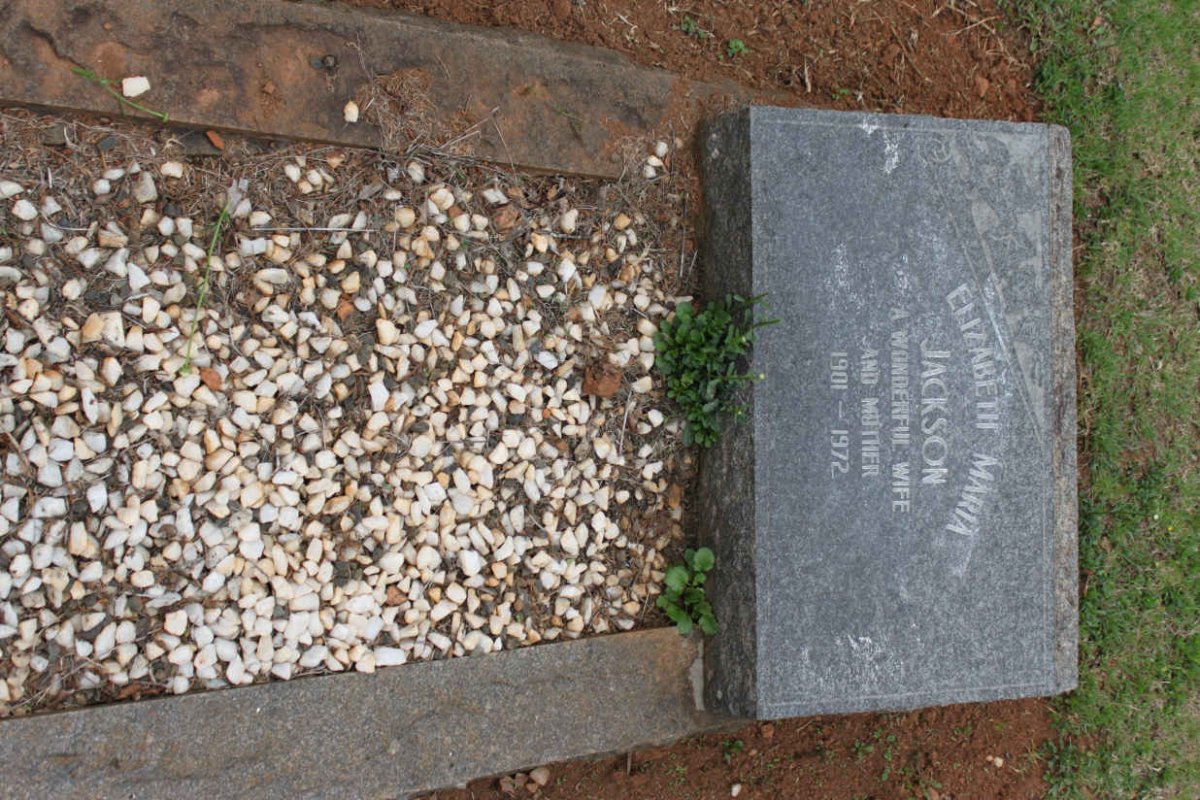 JACKSON Elizabeth Maria 1901-1972