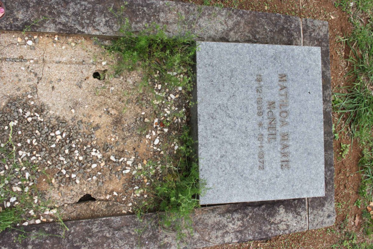 McNEIL Matilda Marie 1889-1972