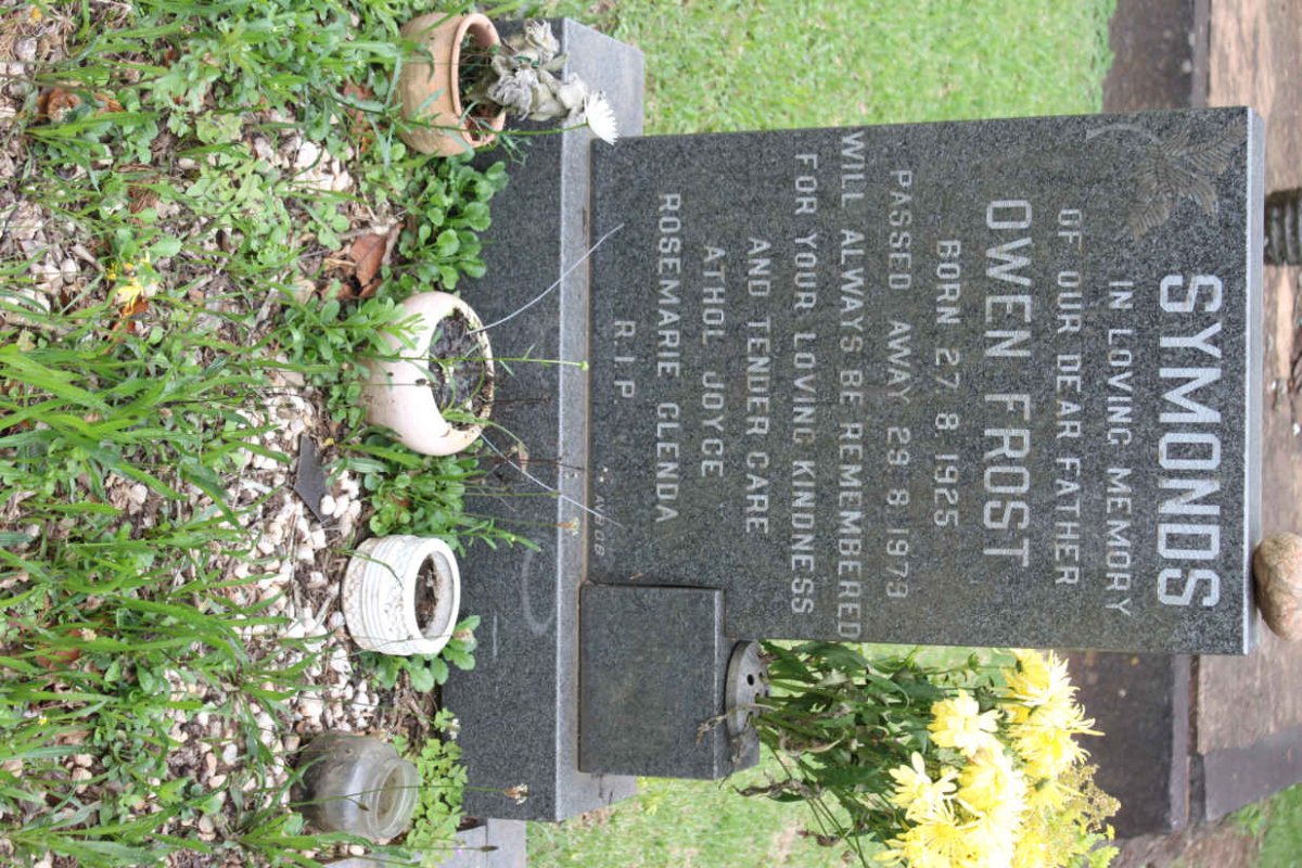 SYMONDS Owen Frost 1925-1979