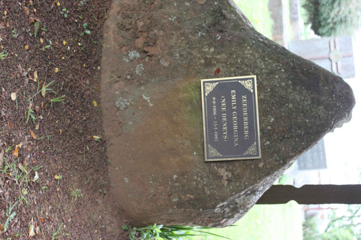 ZEEDERBERG Emily Georgina nee DENEYS 1906-1993