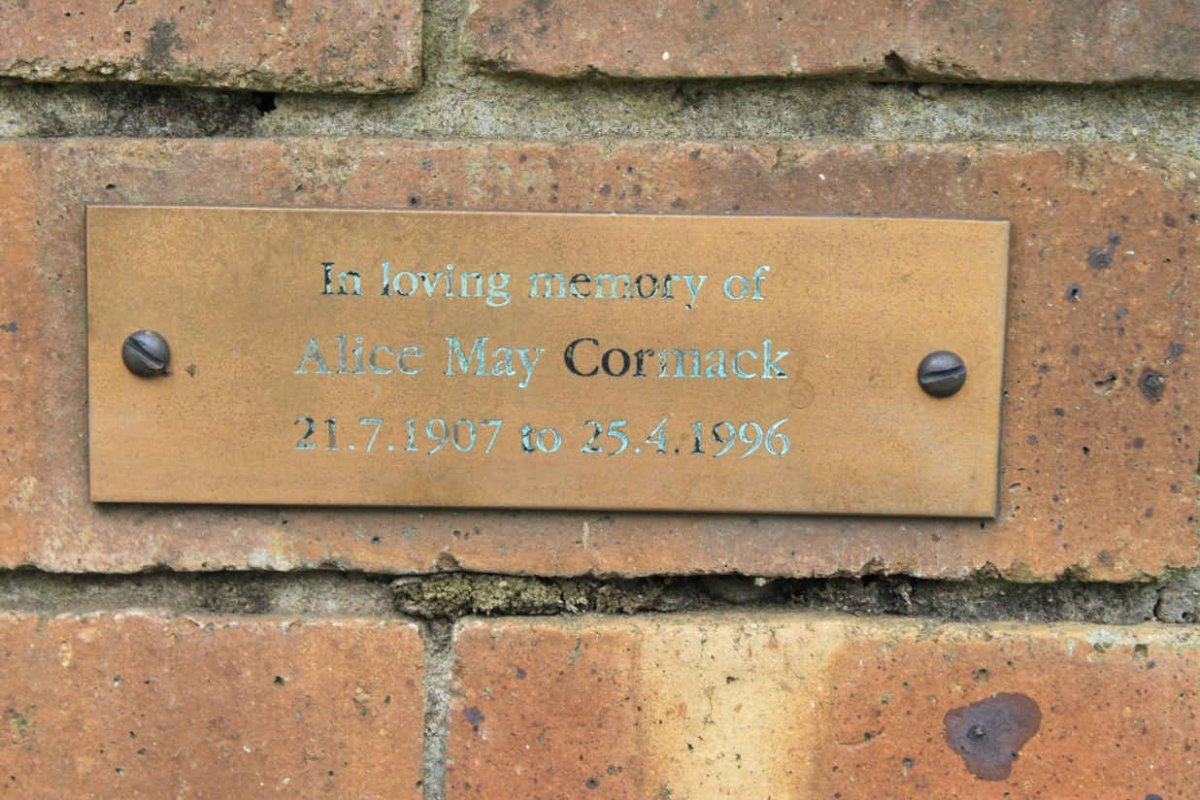 CORMACK Alice May 1907-1996