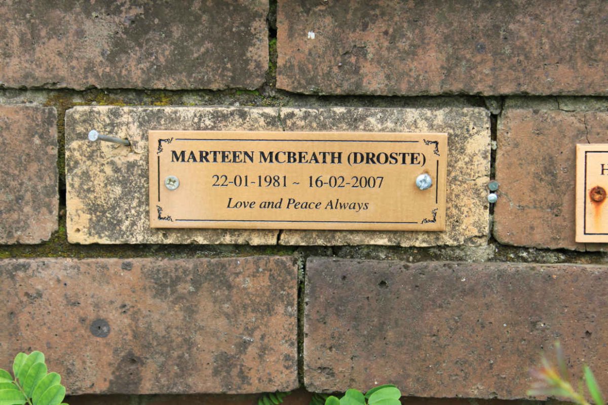 McBEATH Marteen nee DROSTE 1981-2007