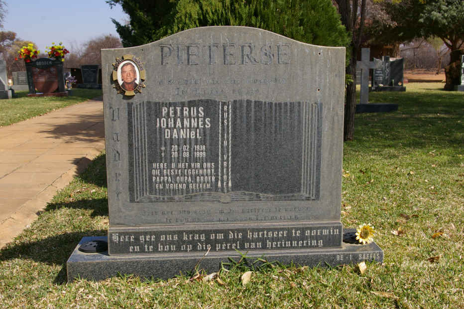 PIETERSE Petrus Johannes Daniël 1938-1999