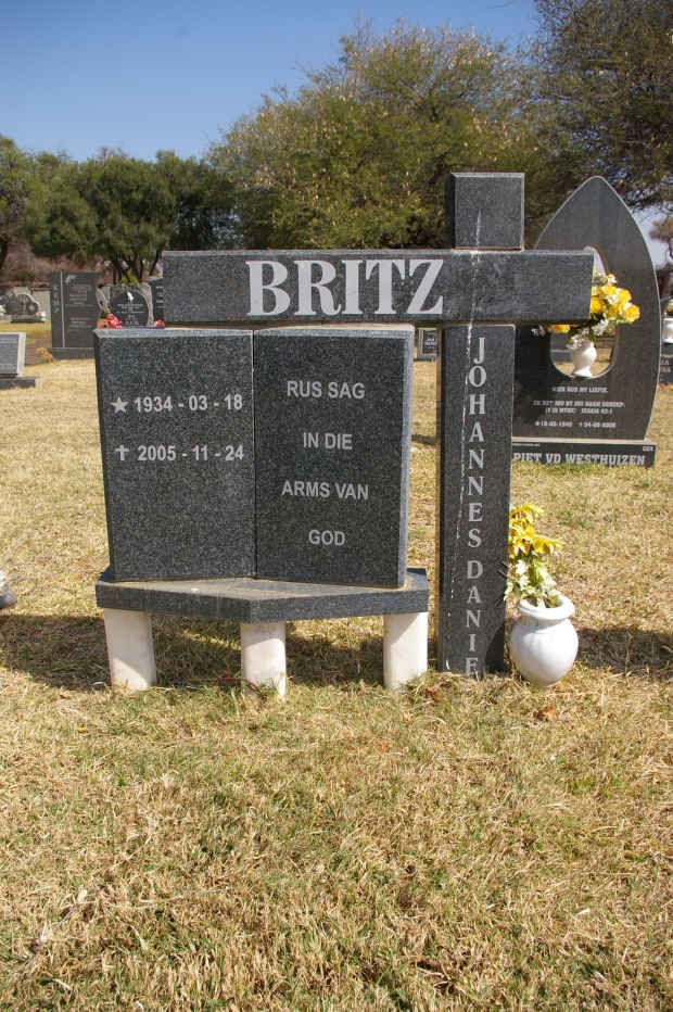 BRITZ Johannes Danie 1934-2005