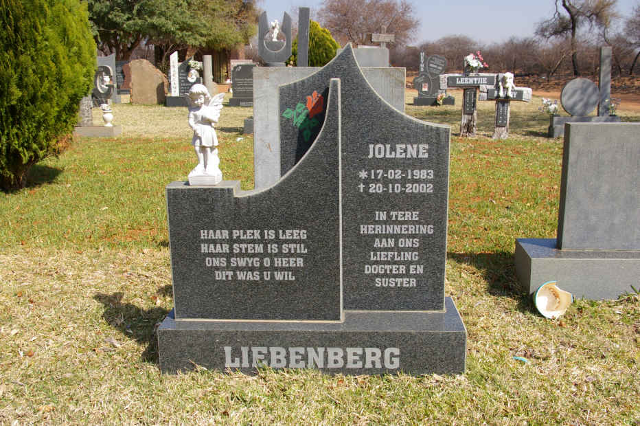 LIEBENBERG Jolene 1983-2002