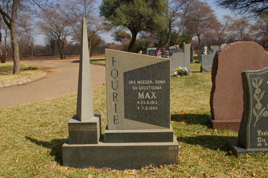FOURIE Max 1913-1994