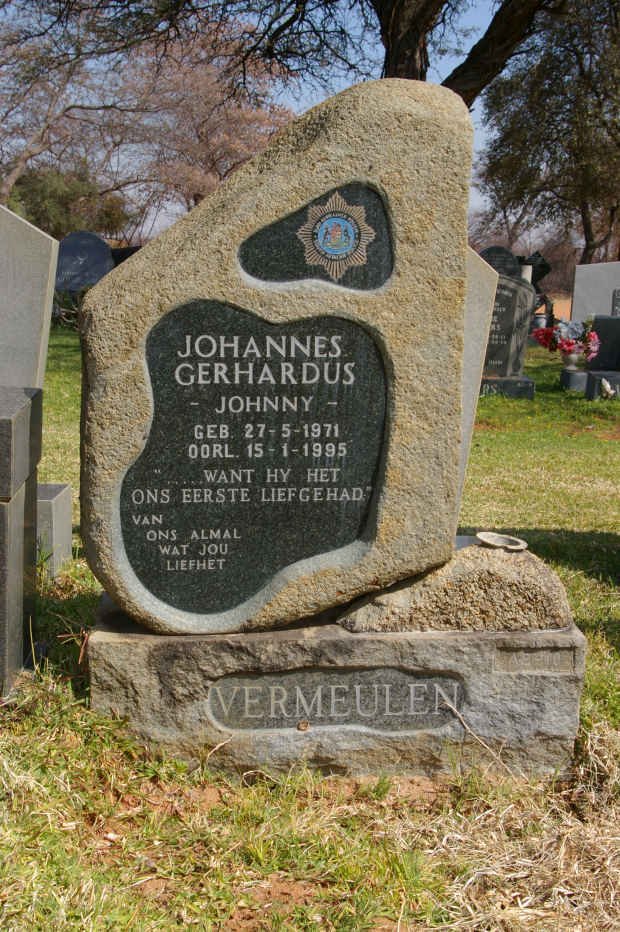 VERMEULEN Johannes Gerhardus 1971-1995