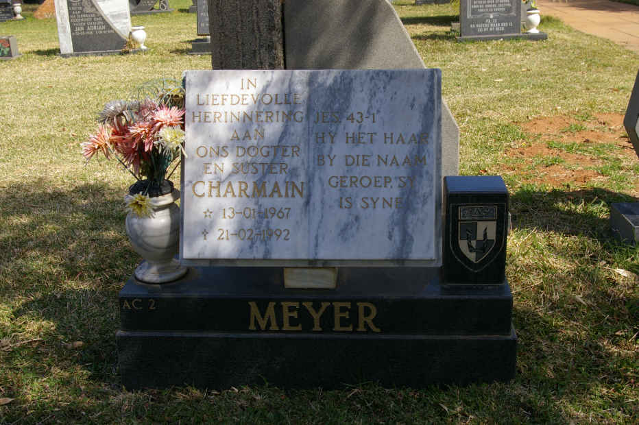 MEYER Charmain 1967-1992