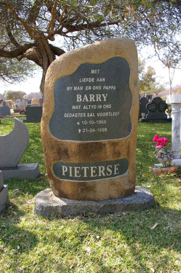 PIETERSE Barry 1968-1998