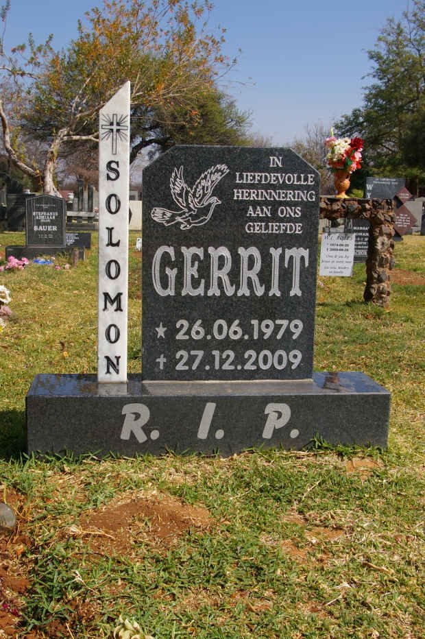 SOLOMON Gerrit 1979-2009