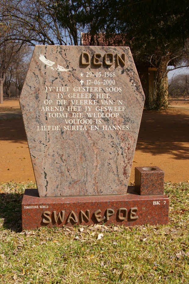 SWANEPOEL Deon 1968-2000