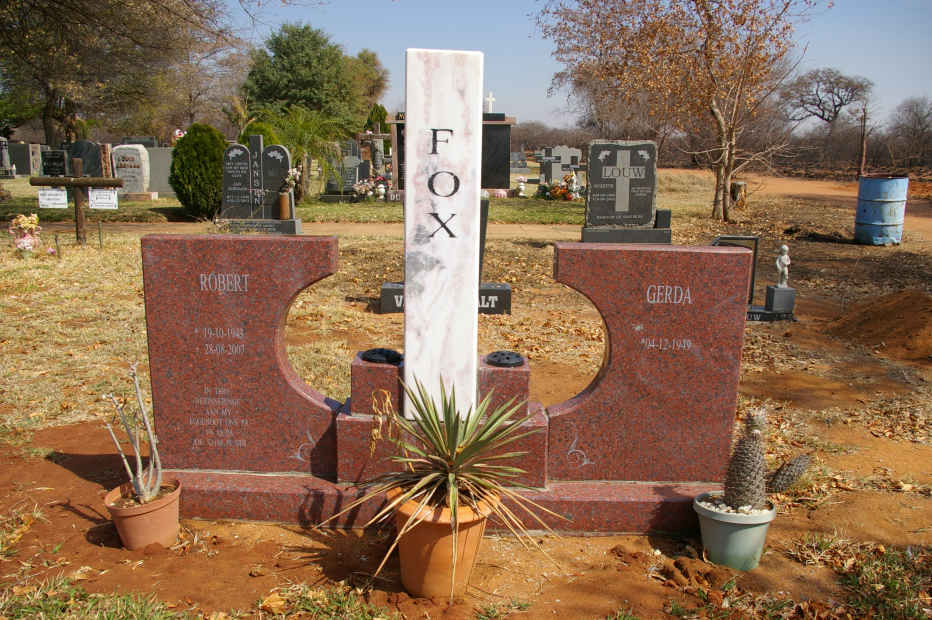FOX Robert 1943-2007 &amp; Gerda 1949-