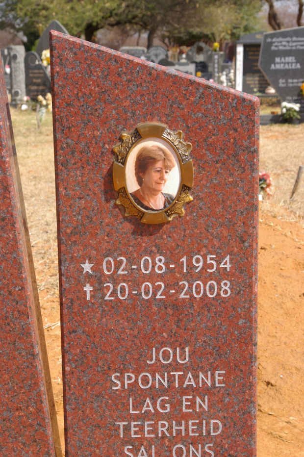 NIEKERK Johanna Catharina, van 1954-2008