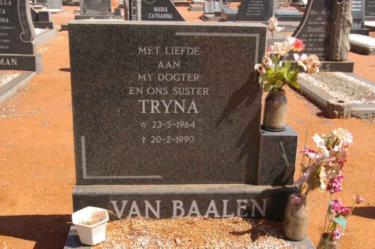 BAALEN Tryna, van 1964-1990