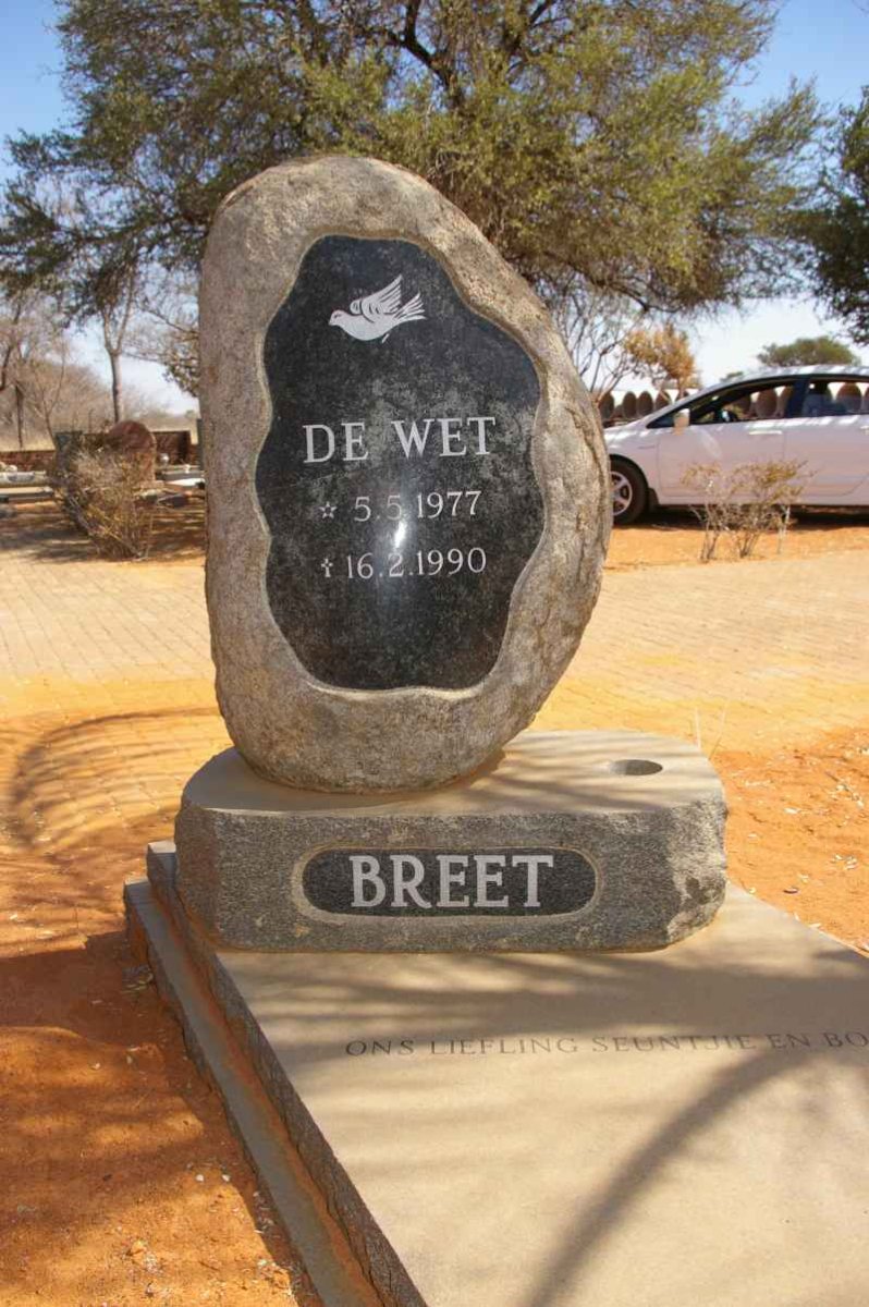 BREET De Wet 1977-1990