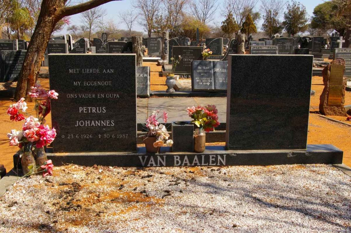 BAALEN Petrus Johannes, van 1926-1987