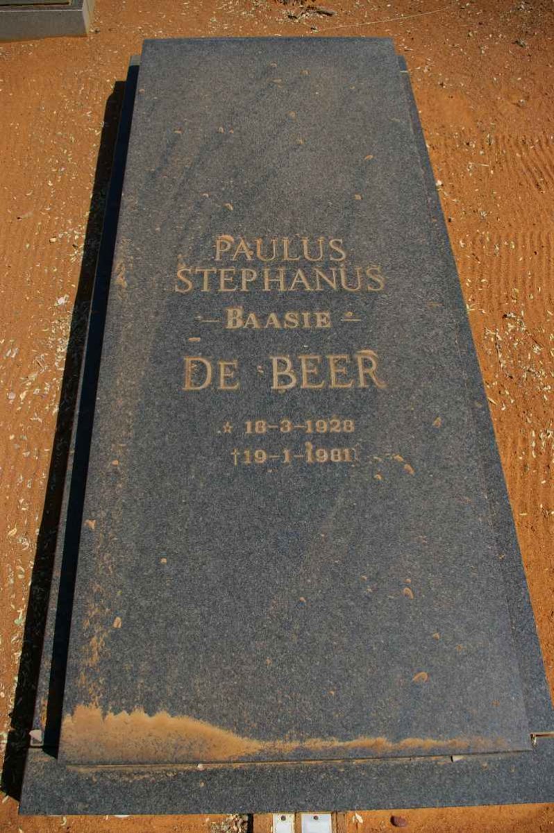 BEER Paulus Stephanus, de 1928-1981