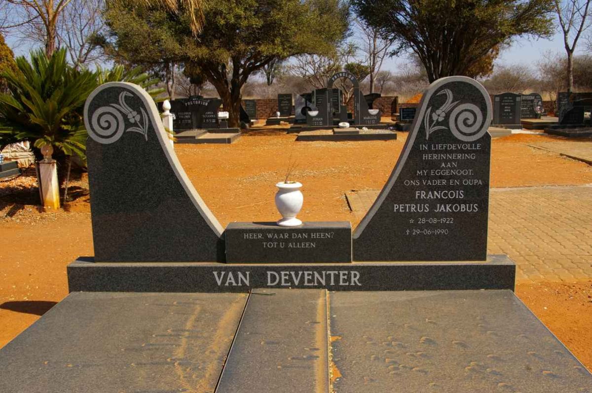 DEVENTER Francois Petrus Jakobus, van 1922-1990
