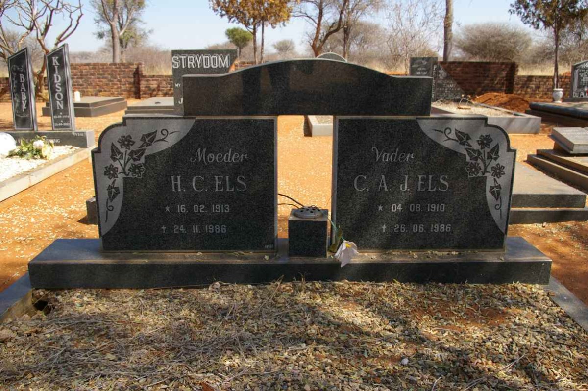 ELS C.A.J. 1910-1986 &amp; H.C. 1913-1988