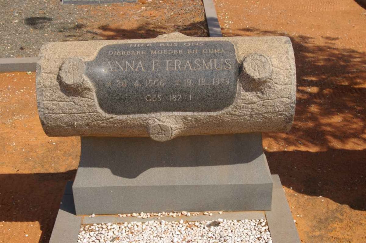 ERASMUS Anna E. 1906-1979