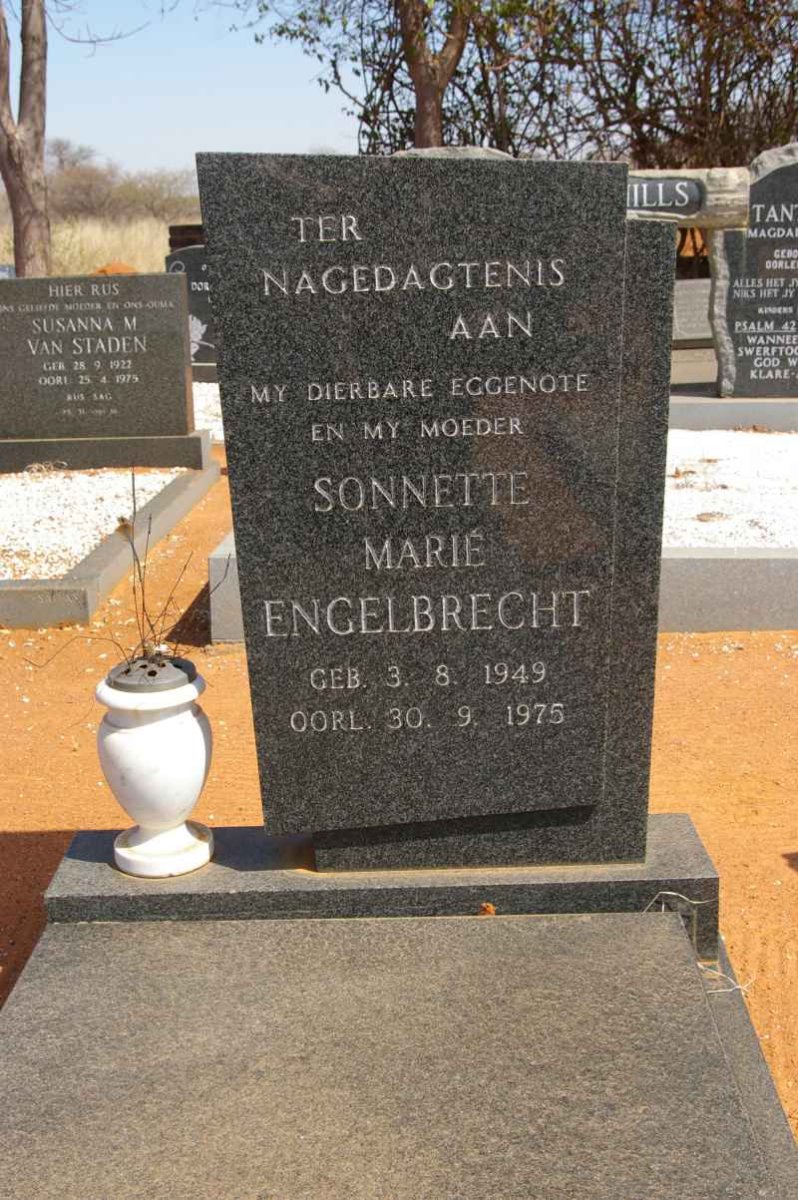 ENGELBRECHT Sonnette Maria 1949-1975