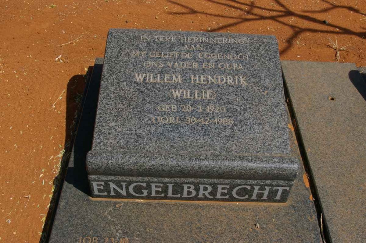 ENGELBRECHT Willem Hendrik 1920-1988