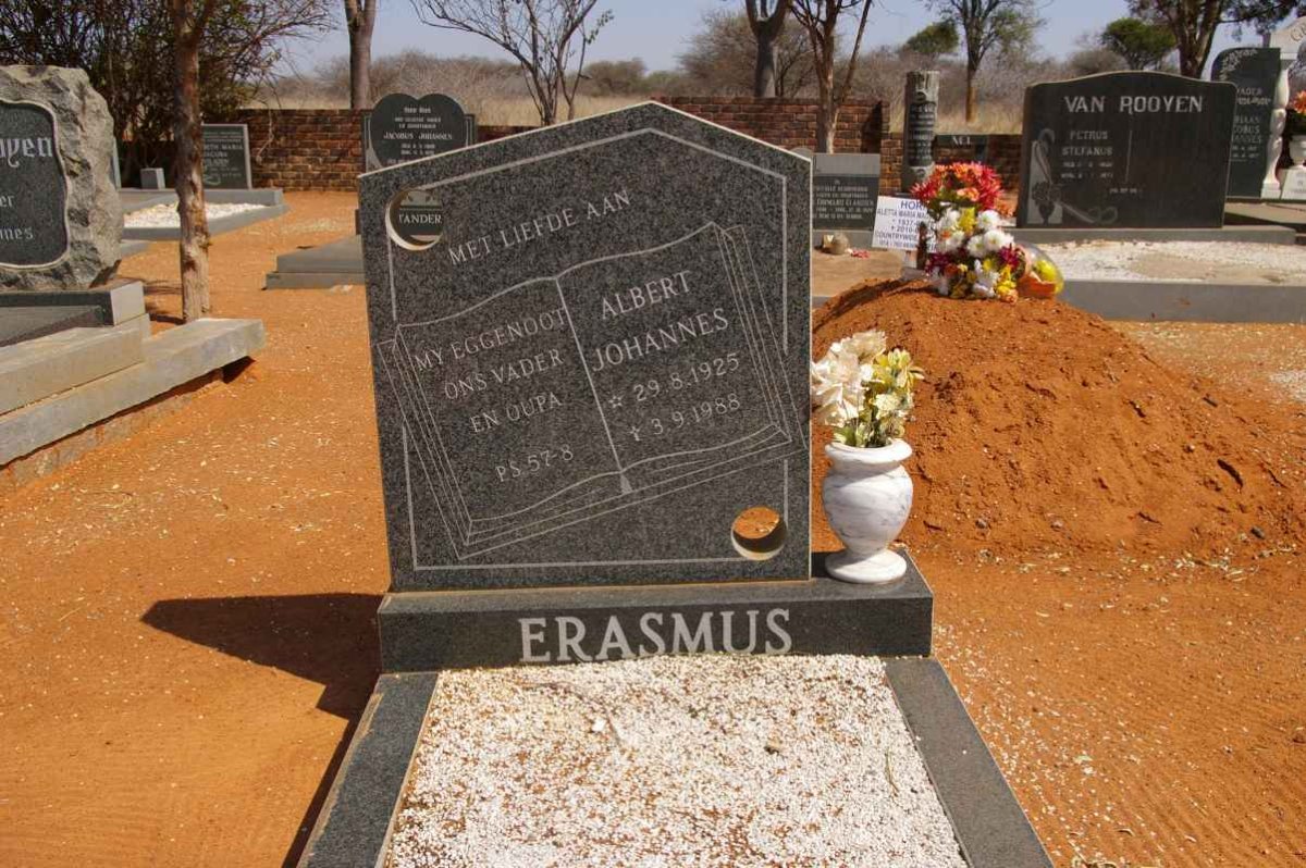 ERASMUS Albert Johannes 1925-1988