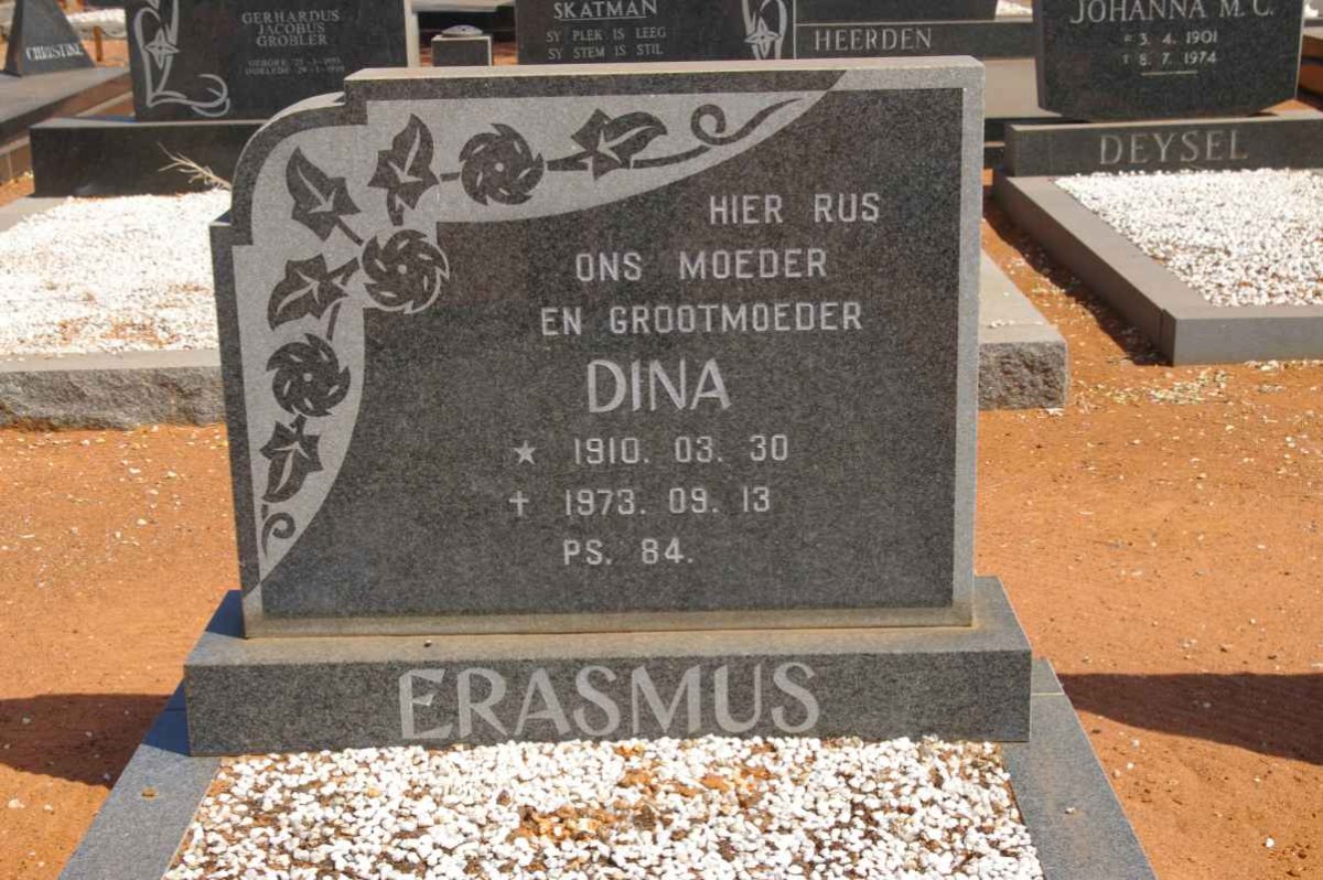ERASMUS Dina 1910-1973