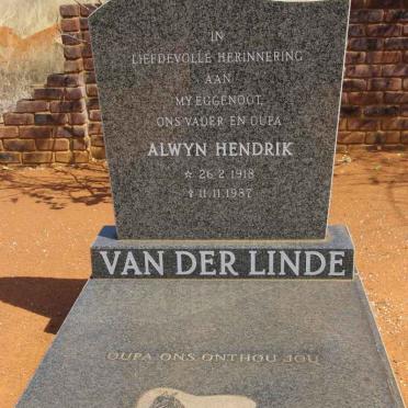 LINDE Alwyn Hendrik, van der 1918-1987