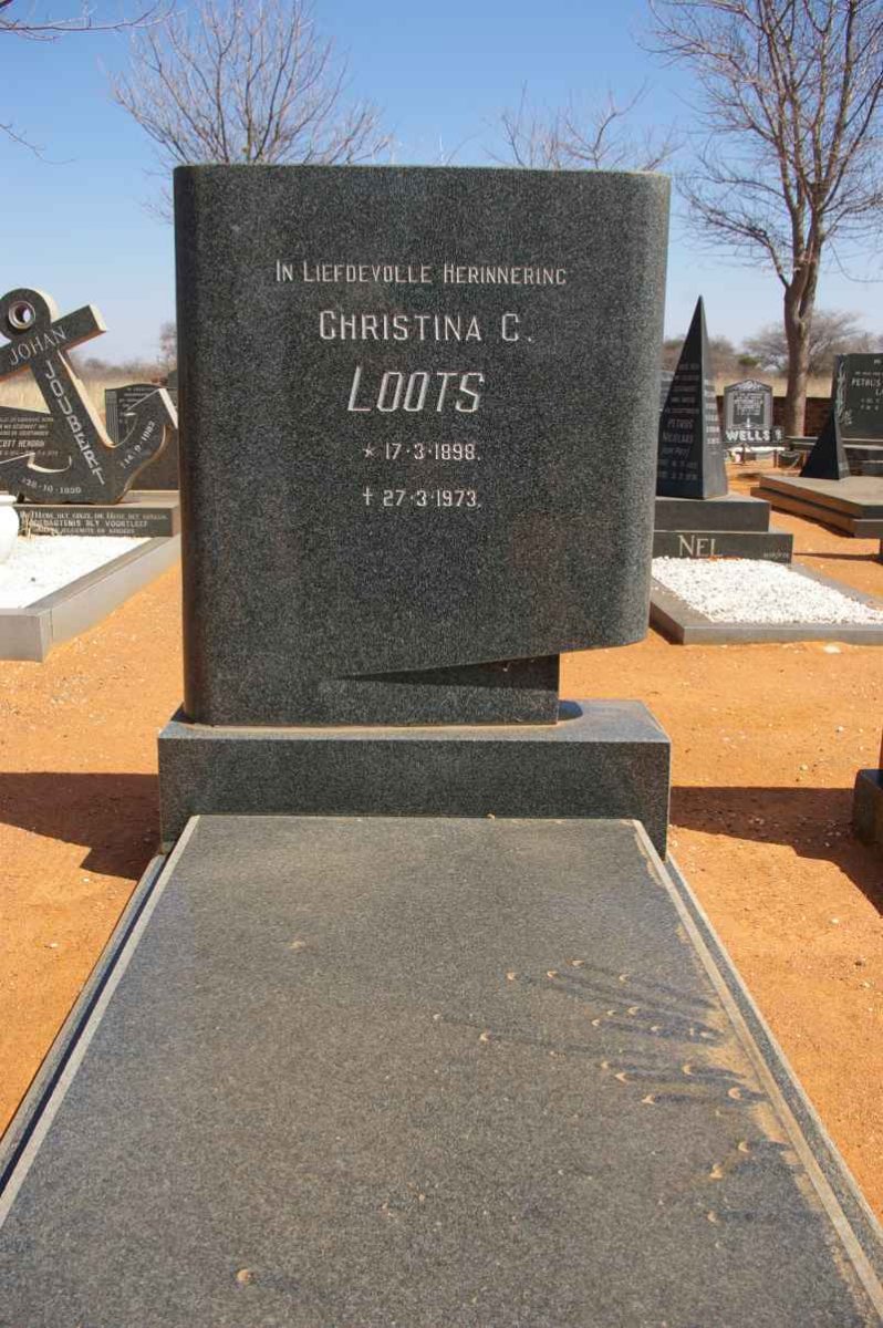 LOOTS Christina C. 1898-1973