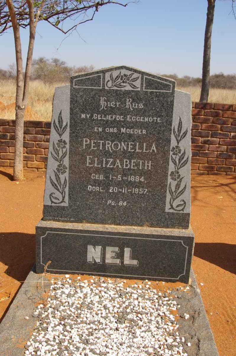 NEL Petronella Elizabeth 1884-1957