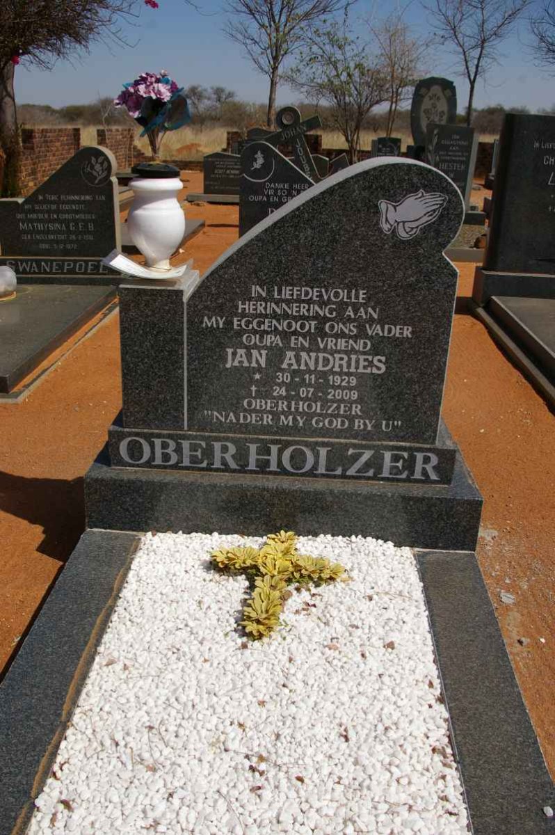 OBERHOLZER Jan Andries 1929-2009