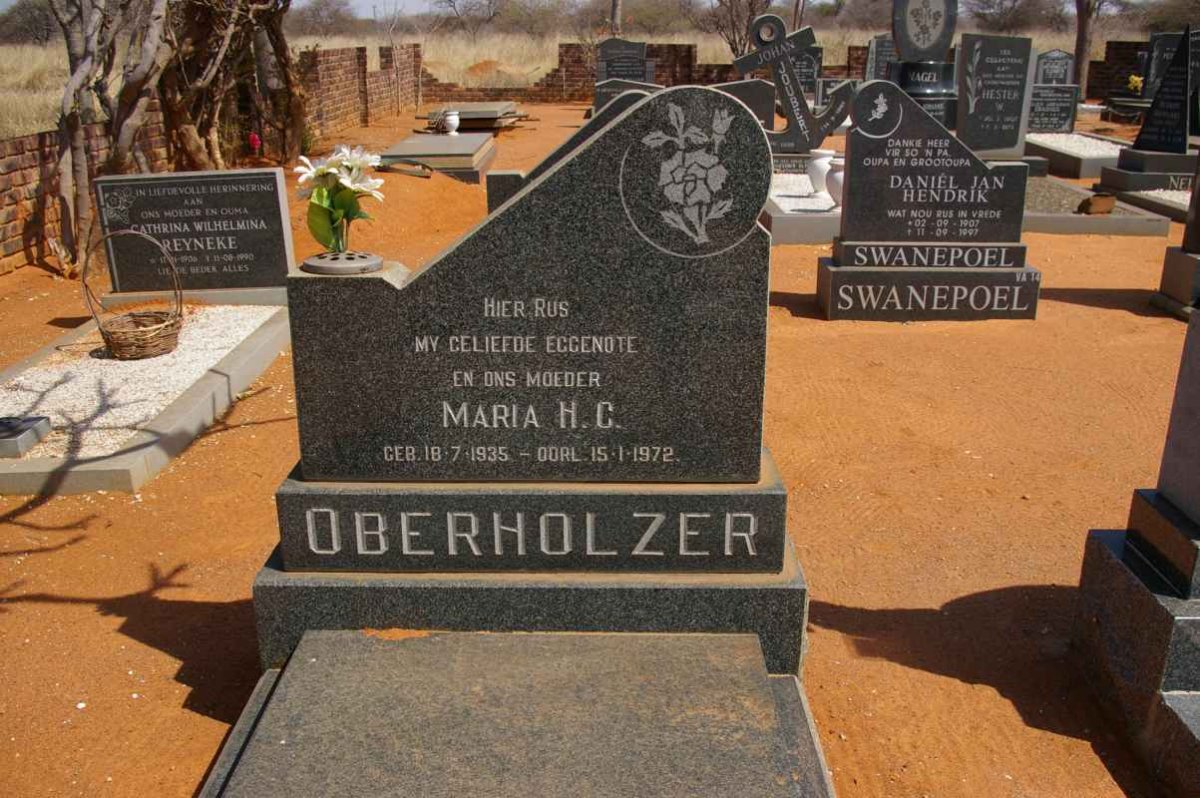 OBERHOLZER Maria H.C. 1935-1972