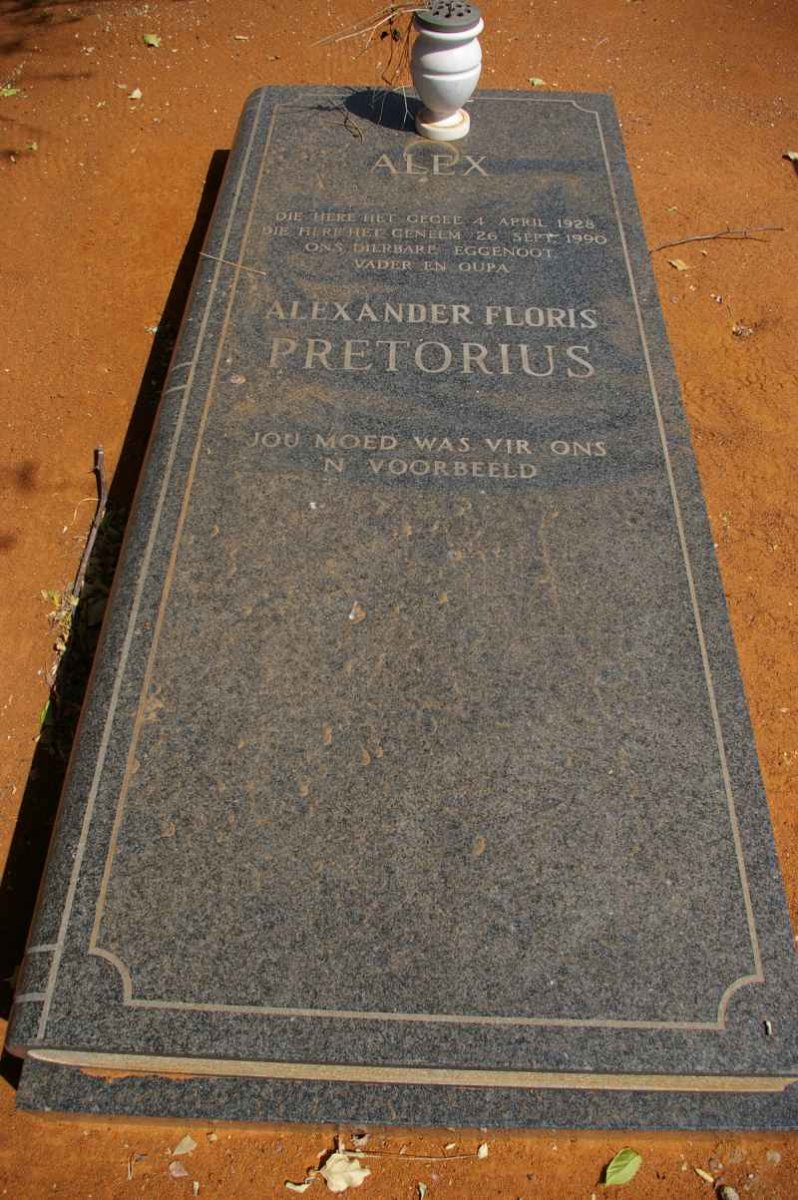 PRETORIUS Alexander Floris 1928-1990
