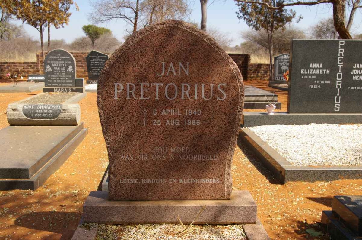 PRETORIUS Jan 1940-1986