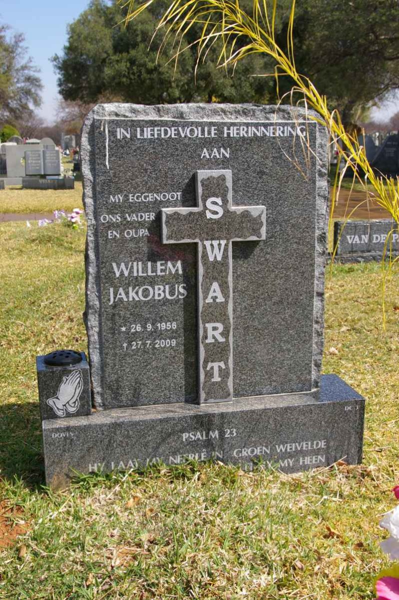 SWART Willem Jacobus 1956-2009