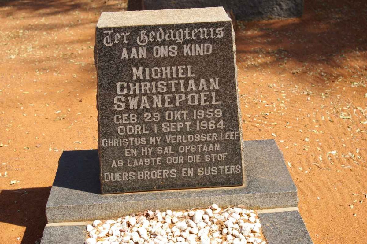 SWANEPOEL Michiel Christiaan 1959-1964