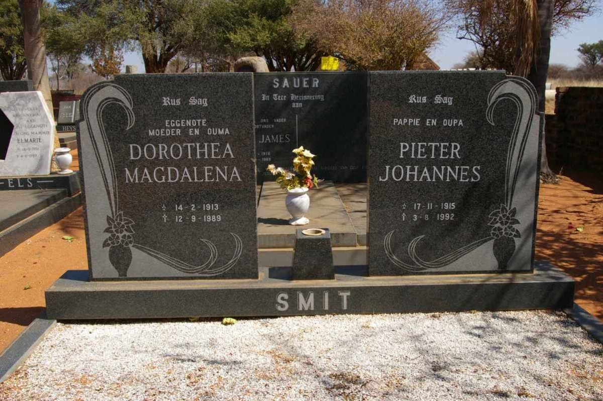 SMIT Pieter Johannes 1915-1992 &amp; Dorothea Magdalena 1919-1989
