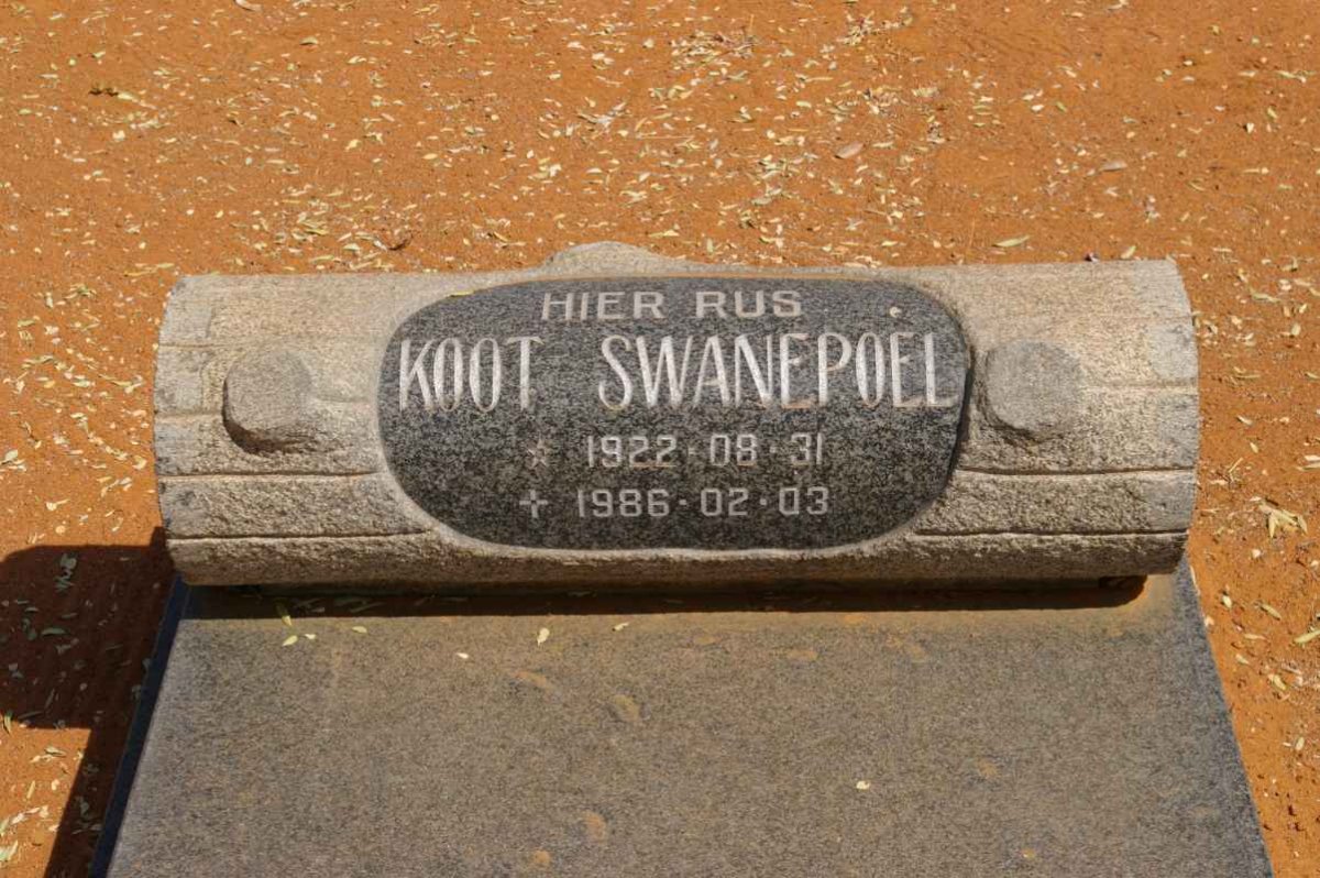 SWANEPOEL Koot 1922-1986