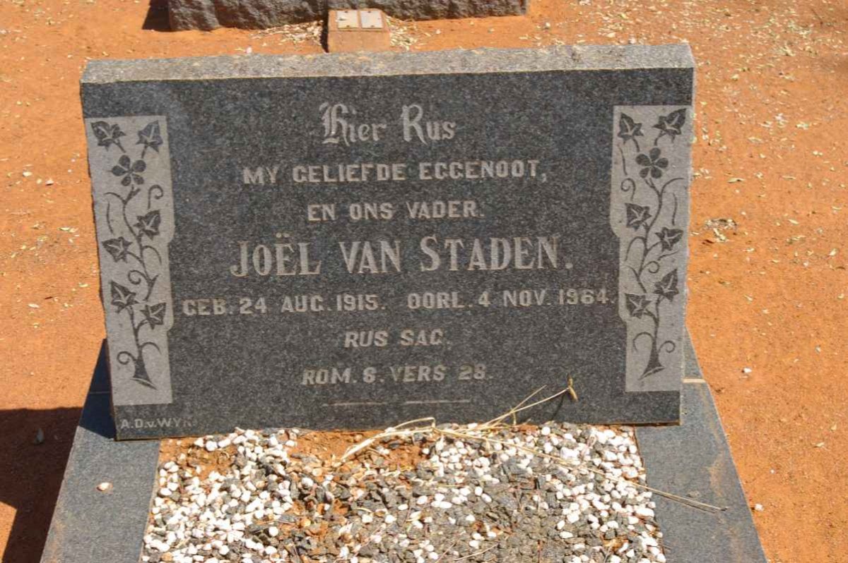 STADEN Joël, van 1915-1964