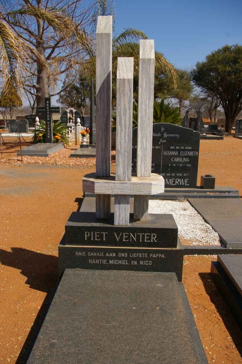 VENTER Piet 1928-1980