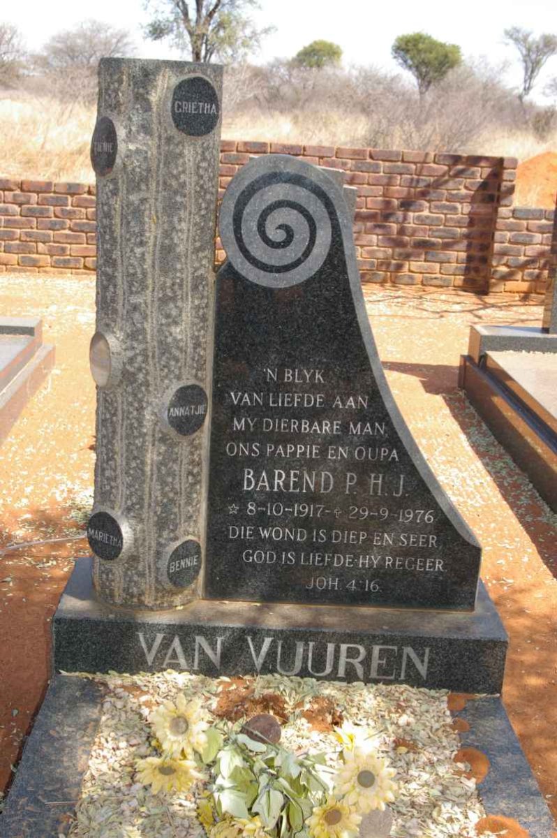 VUUREN Barend P.H.J., van 1917-1976