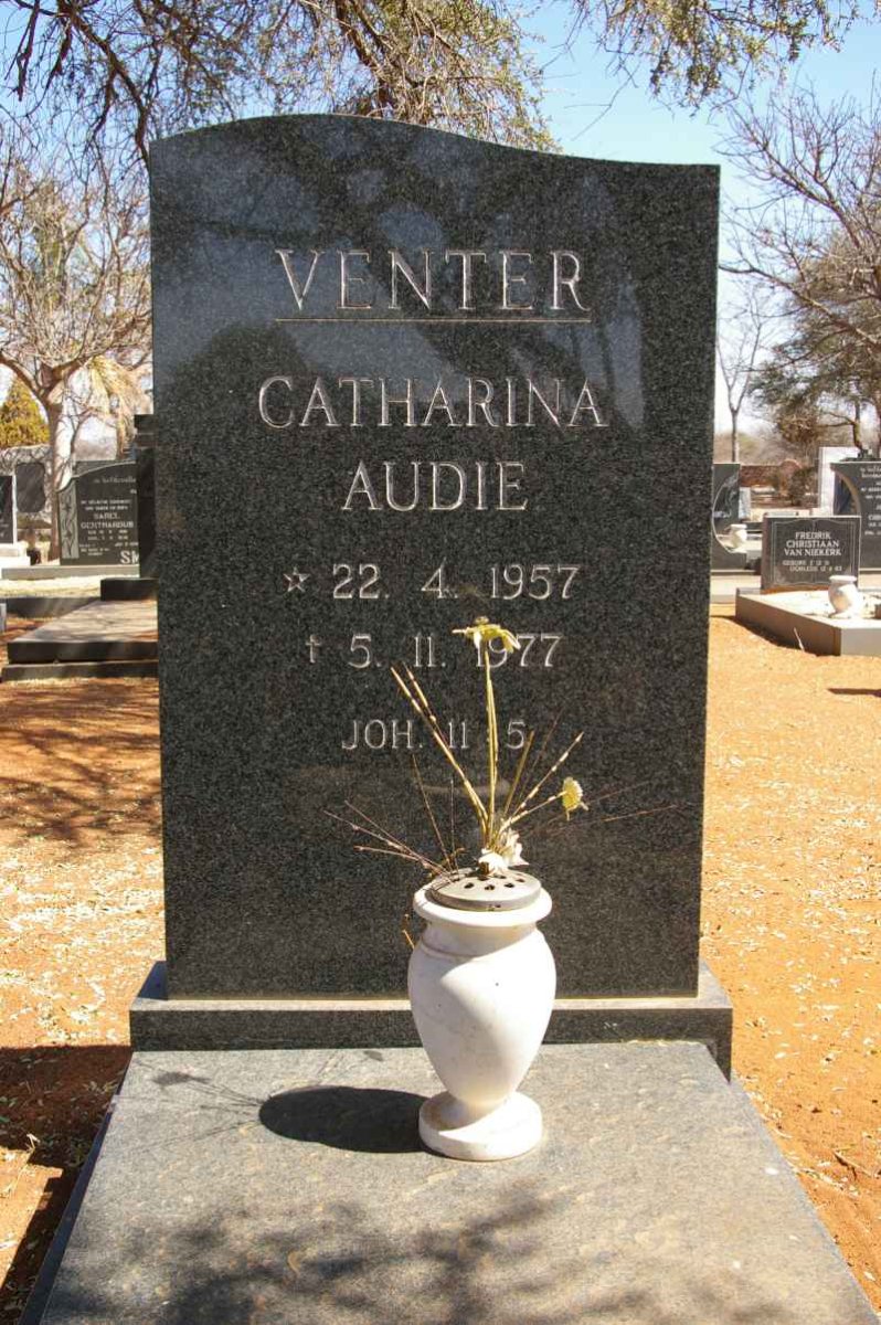 VENTER Catharina Audie 1957-1977