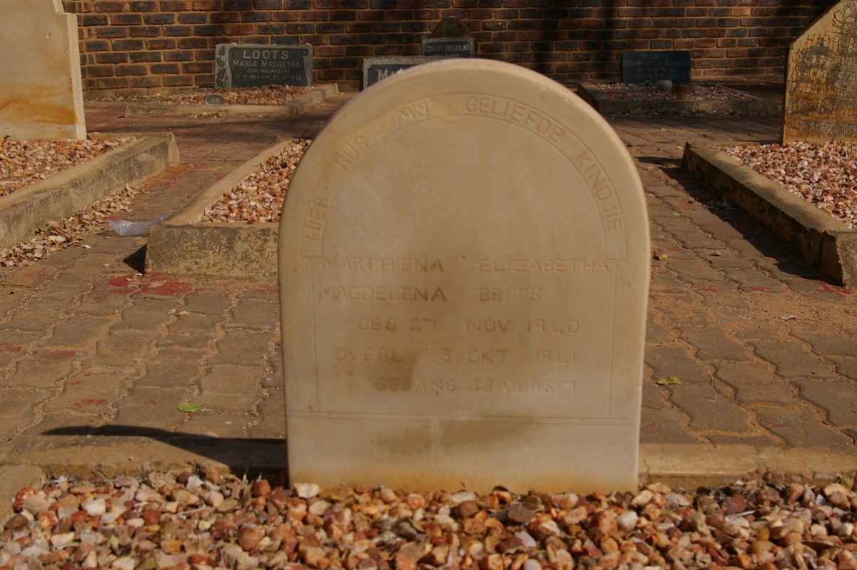 BRITS Marthiena Elizabetha Magdelena 1941-1941