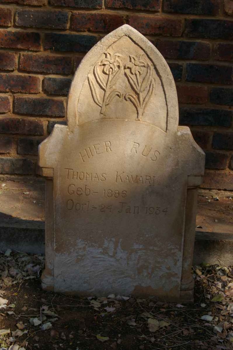 KAVARI Thomas 1886-1934